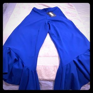 Long blue trousers / size 10